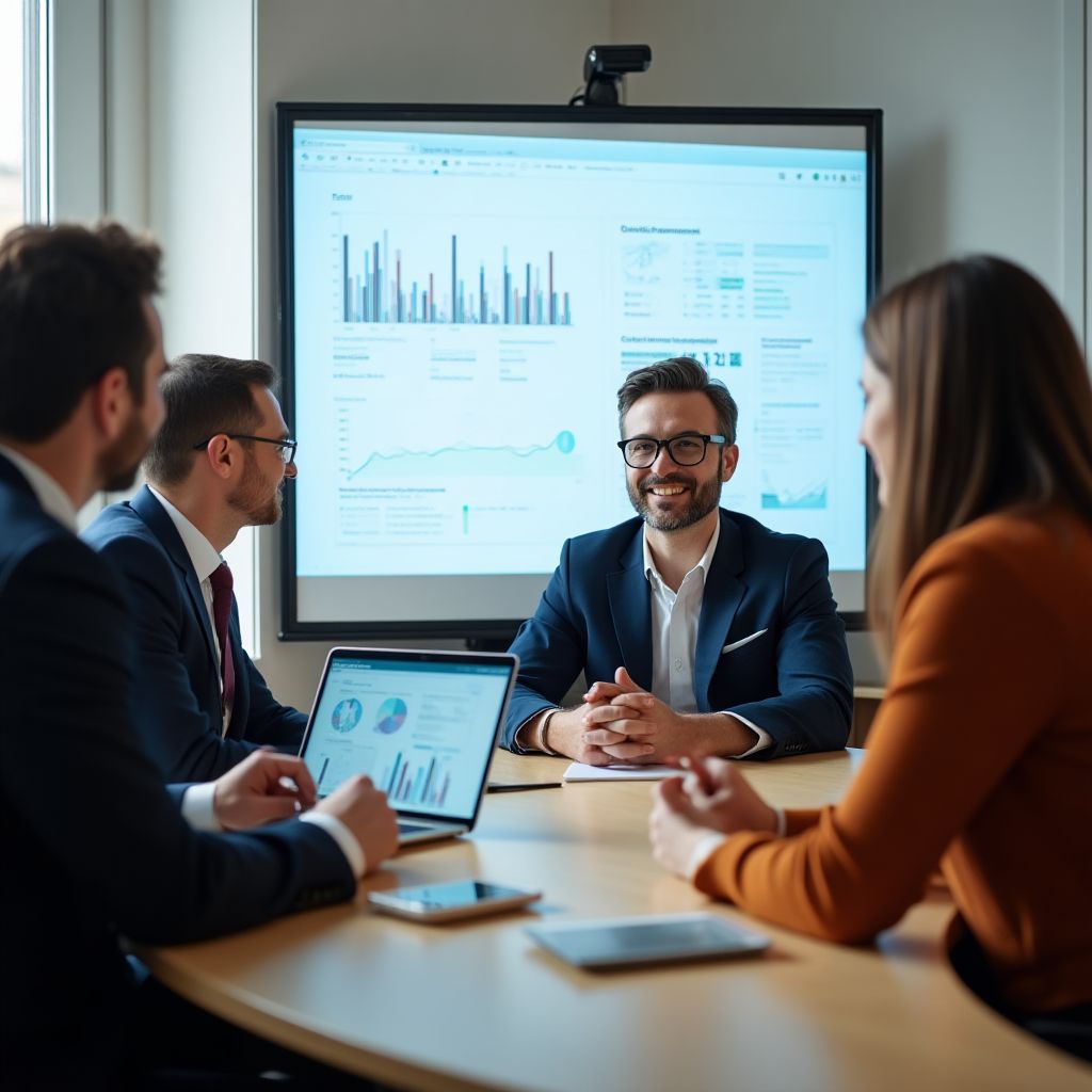 Sessão estratégica com startup